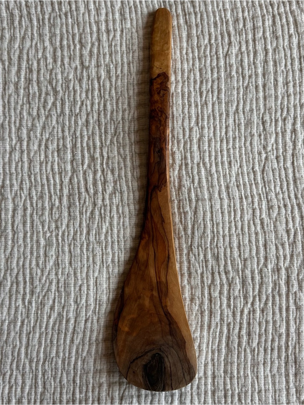 Sur La Table Italian Olivewood Curved Turner Cooking Utensil